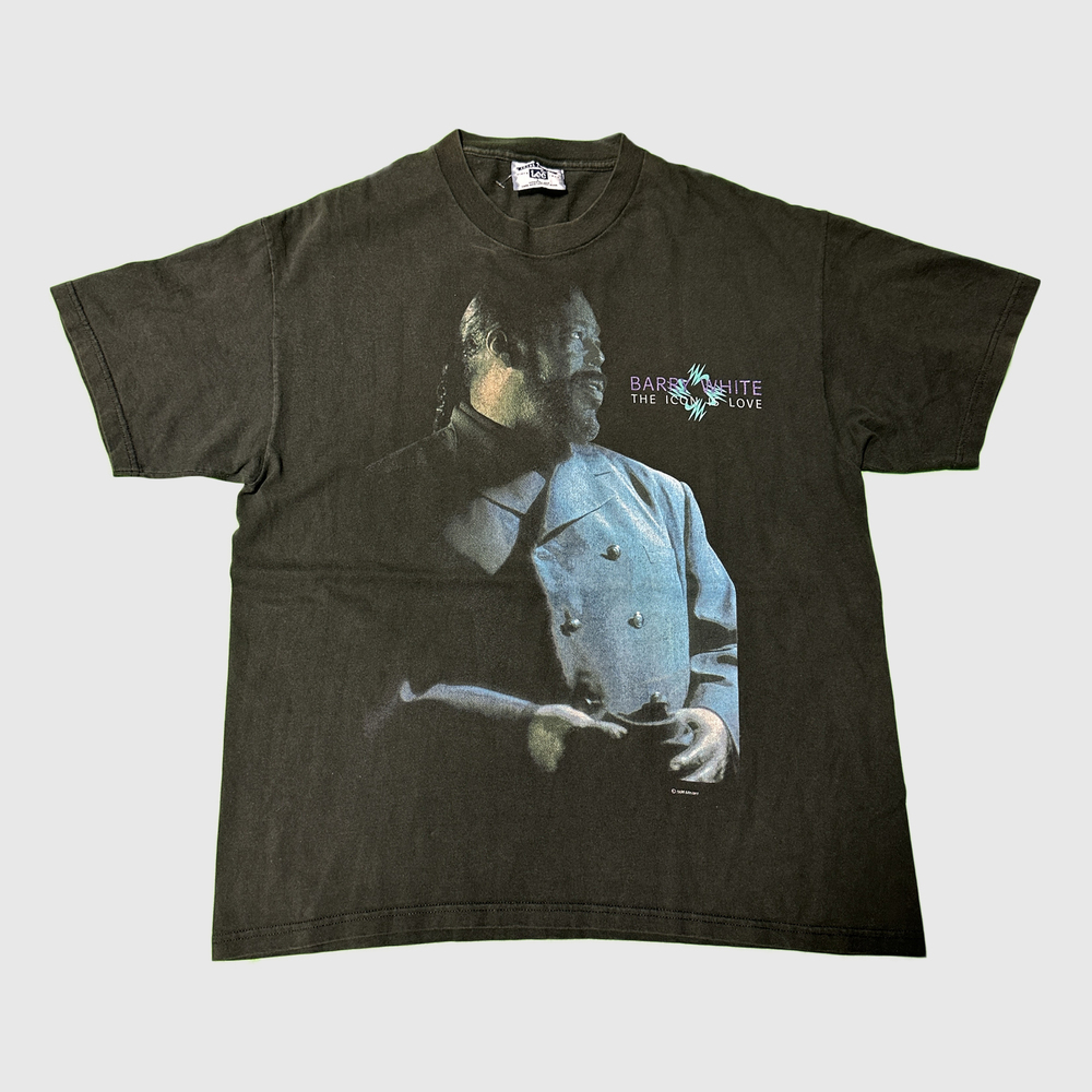 Vintage Barry White The Icon Is Love Graphic T-Shirt Size L